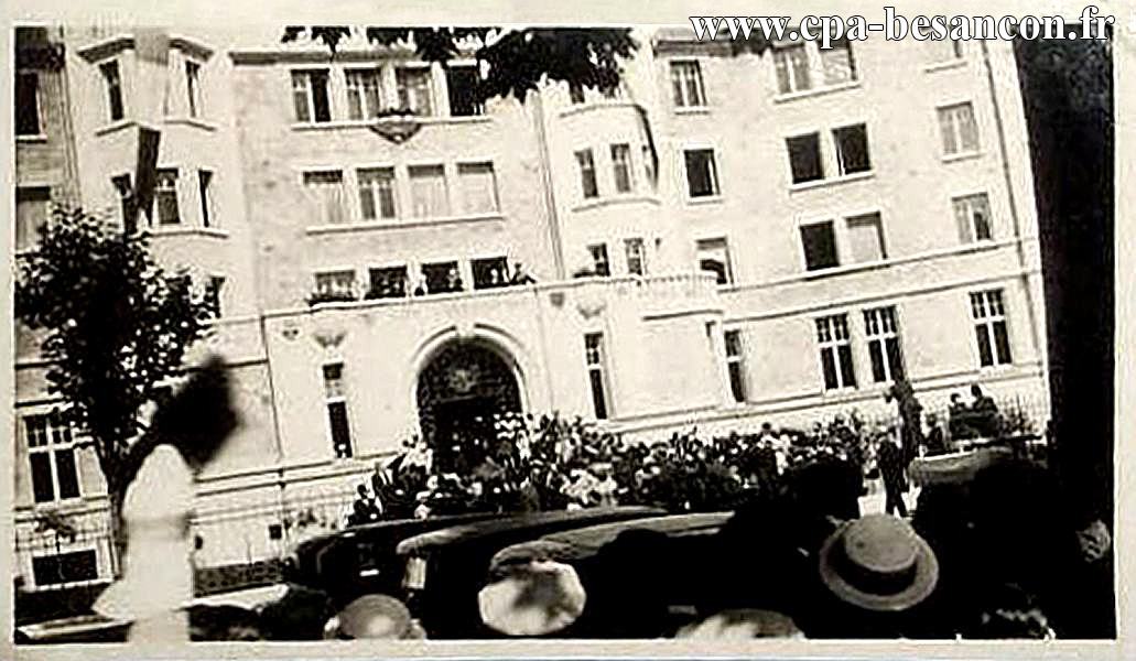 Besançon - Inauguration de la Cité Universitaire par le Président Albert Lebrun